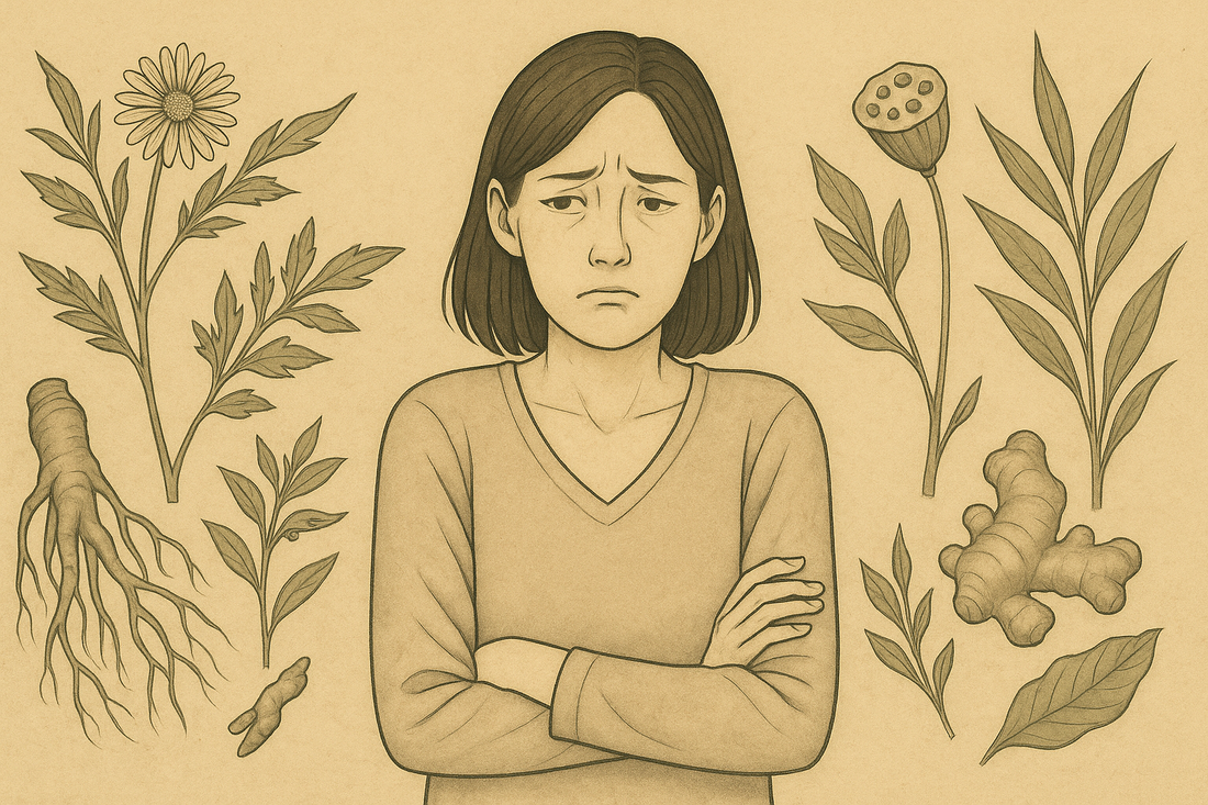 陰虚で悩む女性